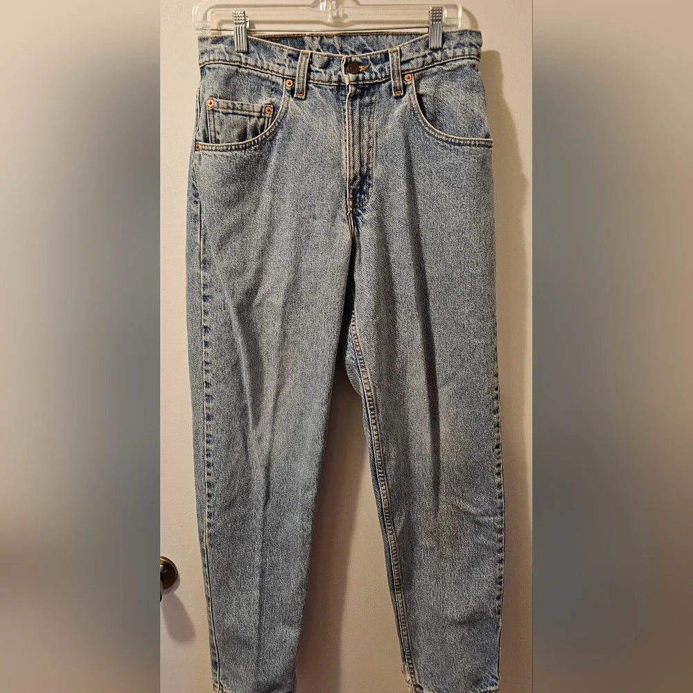 Vintage 90s Levis 560 Loose Fit Tapered Leg Denim Distressed Men's Size 31x30